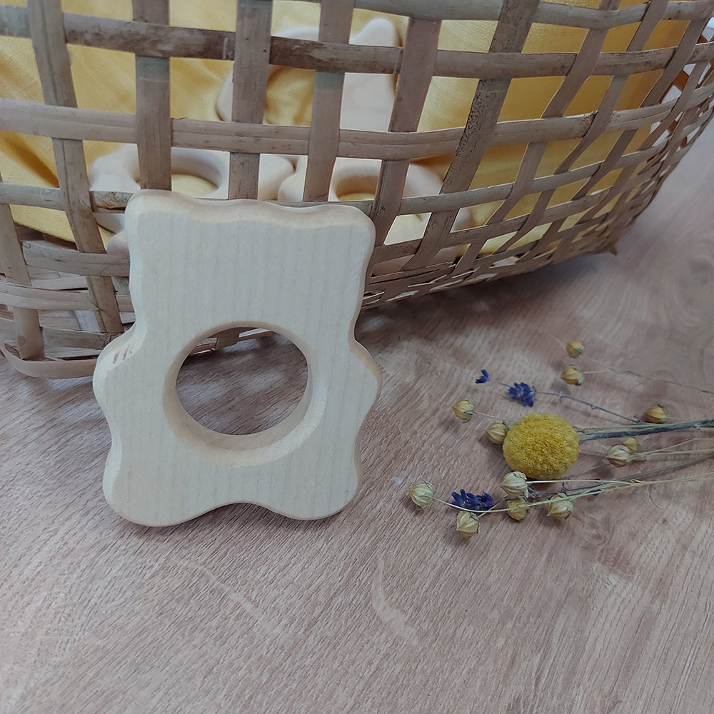 Greifling von GRÜNSPECHT aus Ahornholz im Design Bärchen