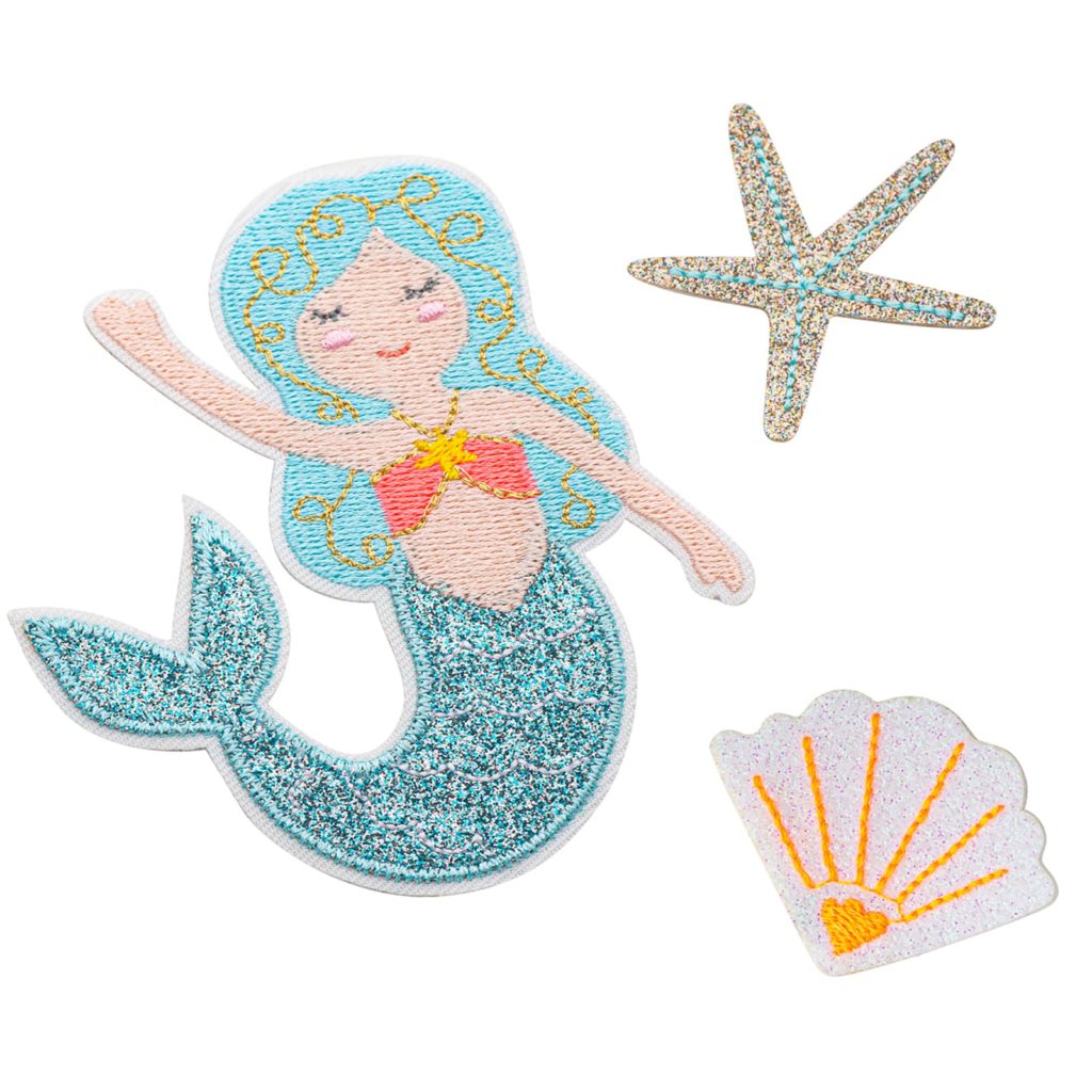 Mermaid Bügelsticker von fabfabstickers