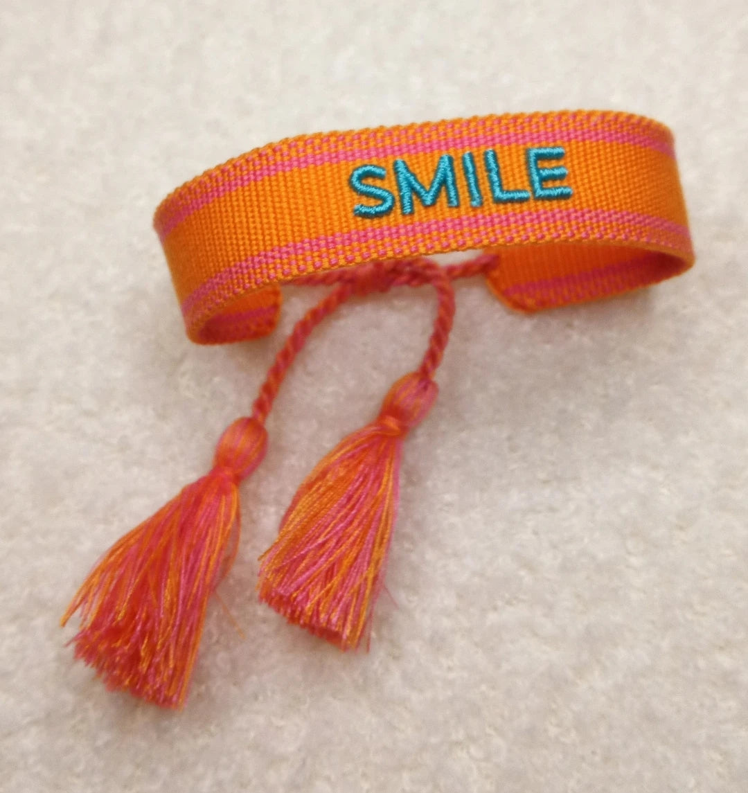 Farbenfrohes Statement Armband SMILE für Damen von parsley&pepper