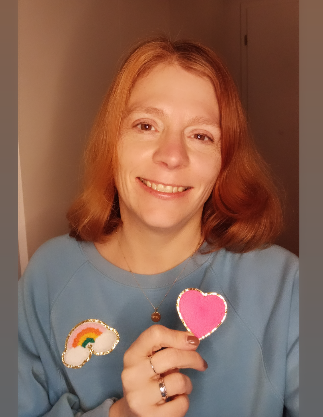 Rainbow & Heart Dekosticker von fabfabstickers