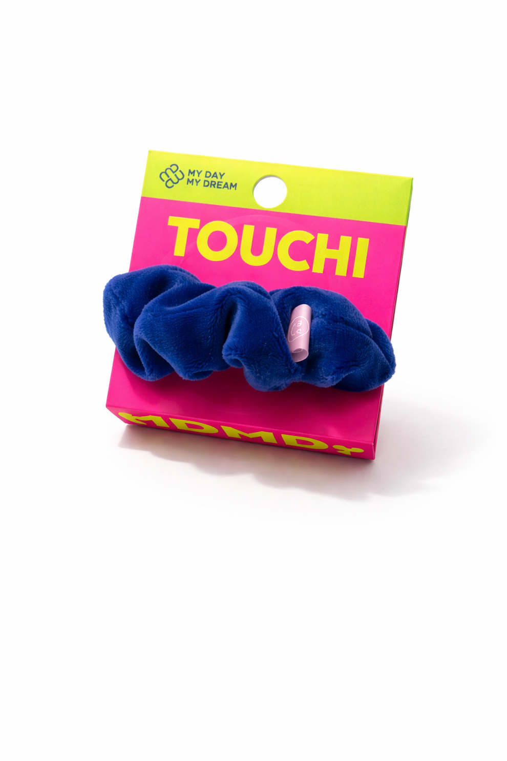 Kuscheliger Scrunchie in einem wunderschönen kräftigen Blauton von MY DAY MY DREAM