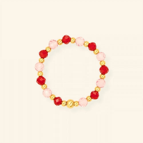 Wunderschöner rot pinker Ring von Mable