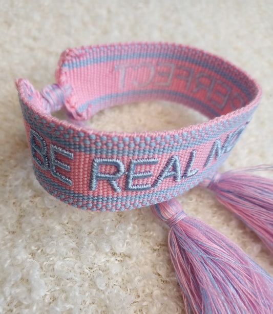 Pastellfarbenes Armband Be real not perfect von parsley&pepper