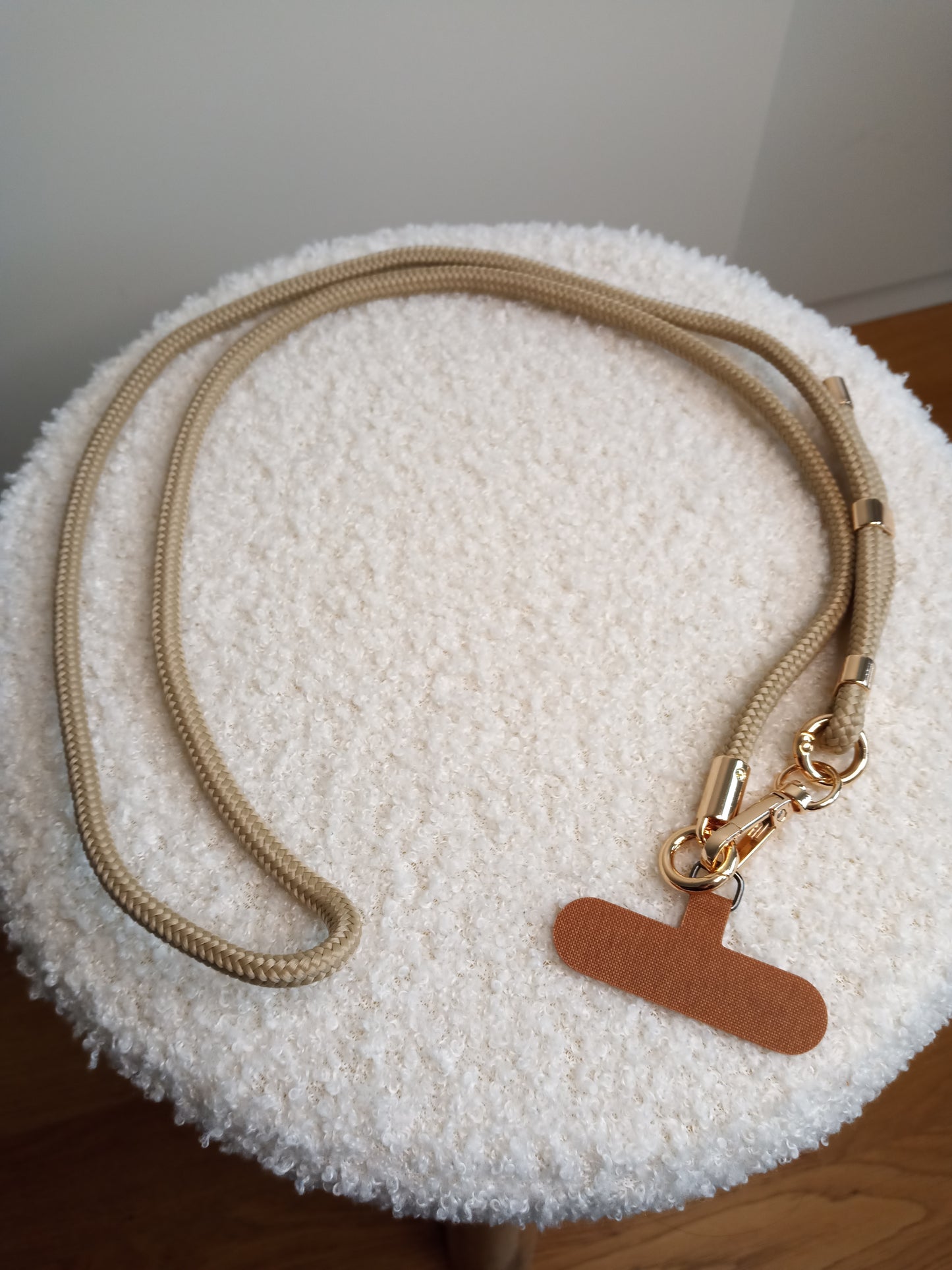 Schilffarbene Handykette von parsley&pepper