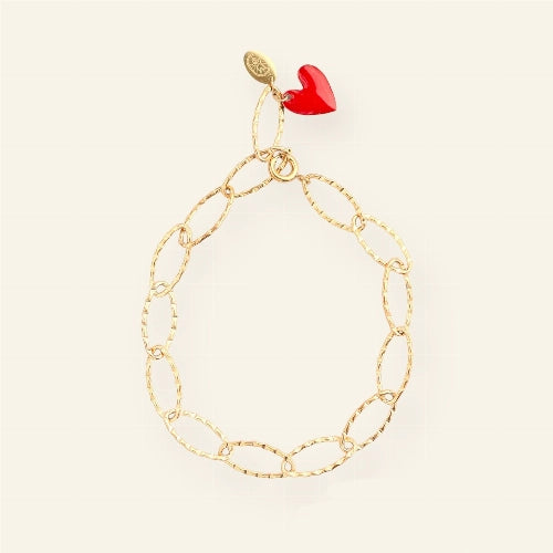 Zauberhaftes Armband mit Herzchen Anhänger von Mable