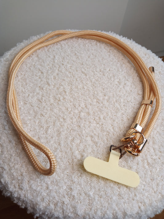 Stylishe Handykette in creme von parsley&pepper