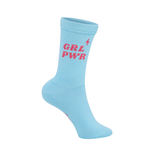 Stylishe GRL PWR Socken in türkis/pink von MY DAY MY DREAM