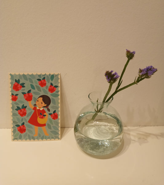 Liebevoll gestaltete Postkarte von Monimari