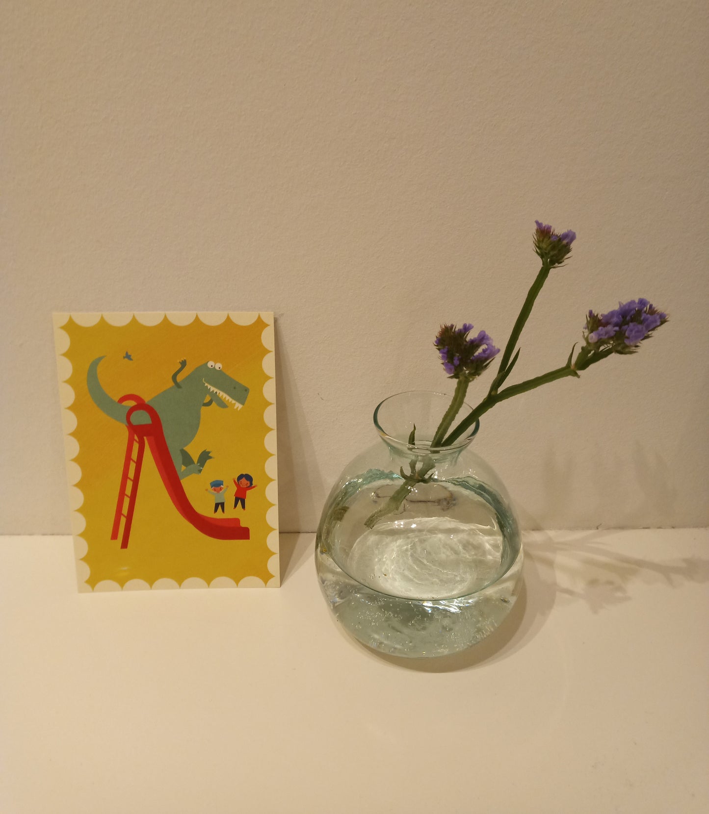 Liebevoll designte Postkarte von Monimari